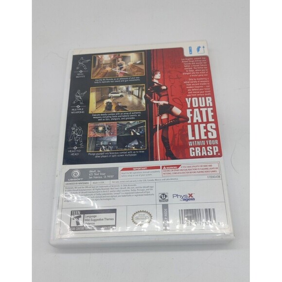 Red Steel Nintendo Wii Game Complete With Case & Manual Tested 2006 Video Game - Picture 2 of 6